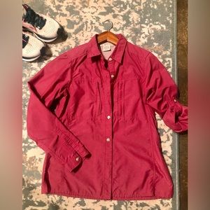 Ladies XS Exofficio Outdoor Button Up Pink